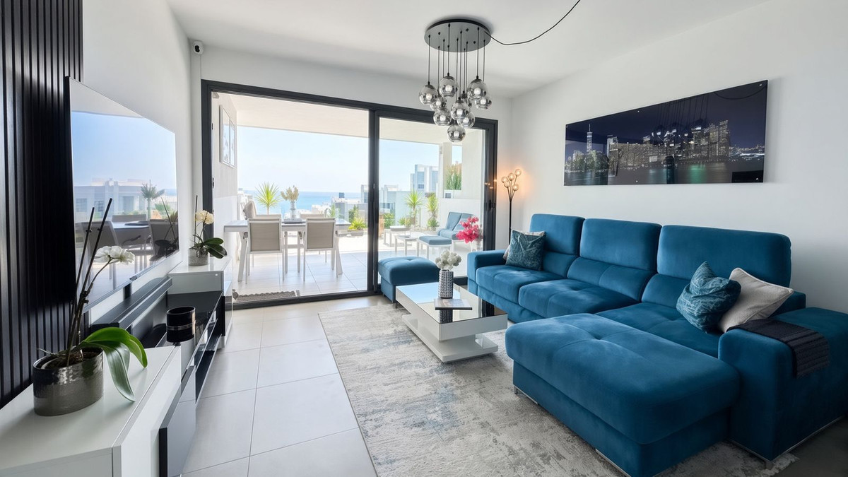 2-slaapkamer appartement met panoramisch zeezicht in La Duquesa in La Duquesa - foto 4