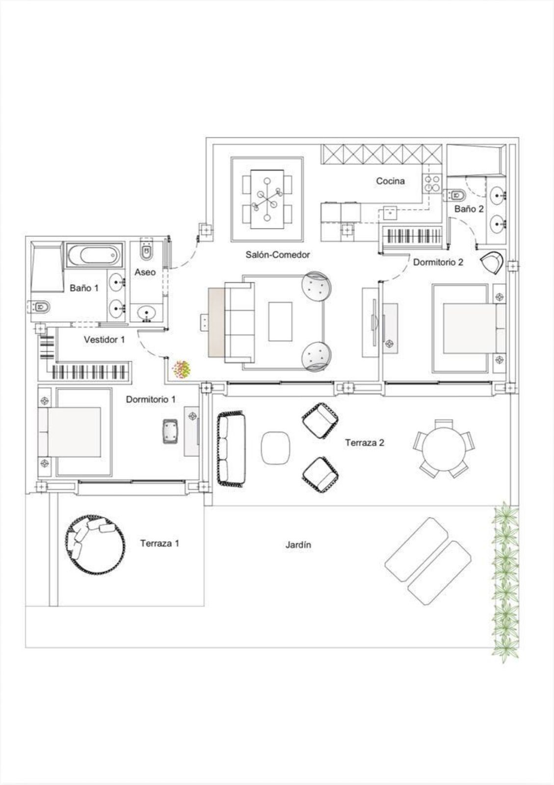 2-slaapkamer appartement in Los Flamingos, El Lago – Villa Padierna in Los Flamingos - foto 14