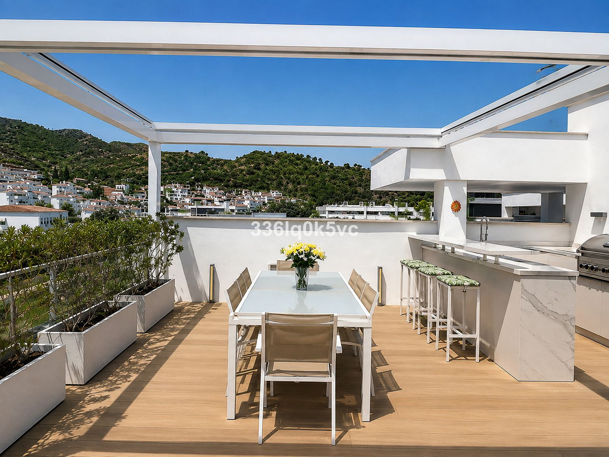 Drie-slaapkamer penthouse met solarium in Benahavís in Benahavís - foto 6