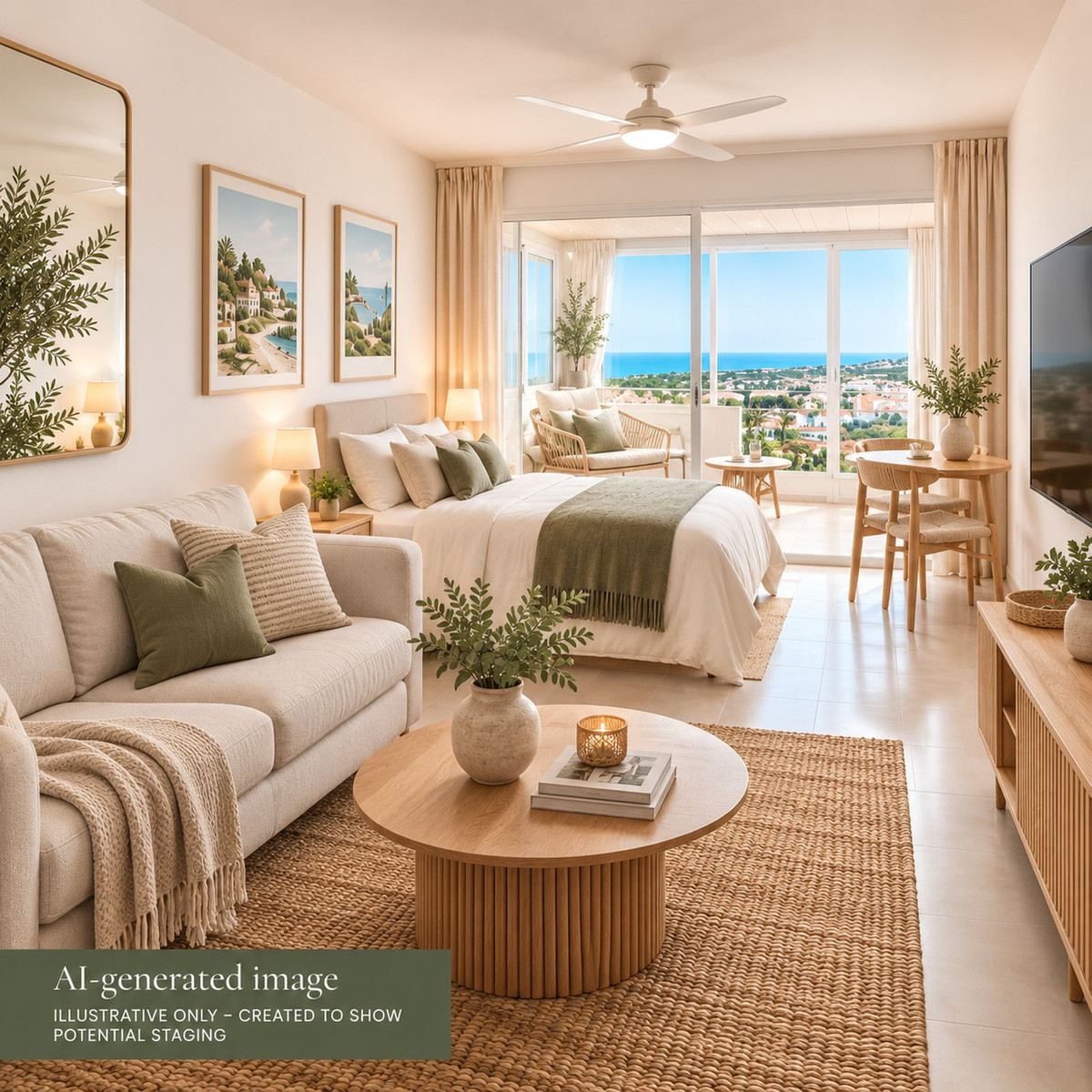 Studio met panoramisch zeezicht in Riviera del Sol in Riviera del Sol - foto 5