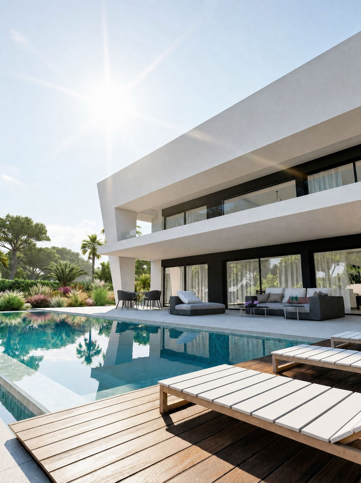 Kavel met architectonisch villa-project en zeezicht in Hacienda Las Chapas, Marbella in Hacienda Las Chapas - foto 18