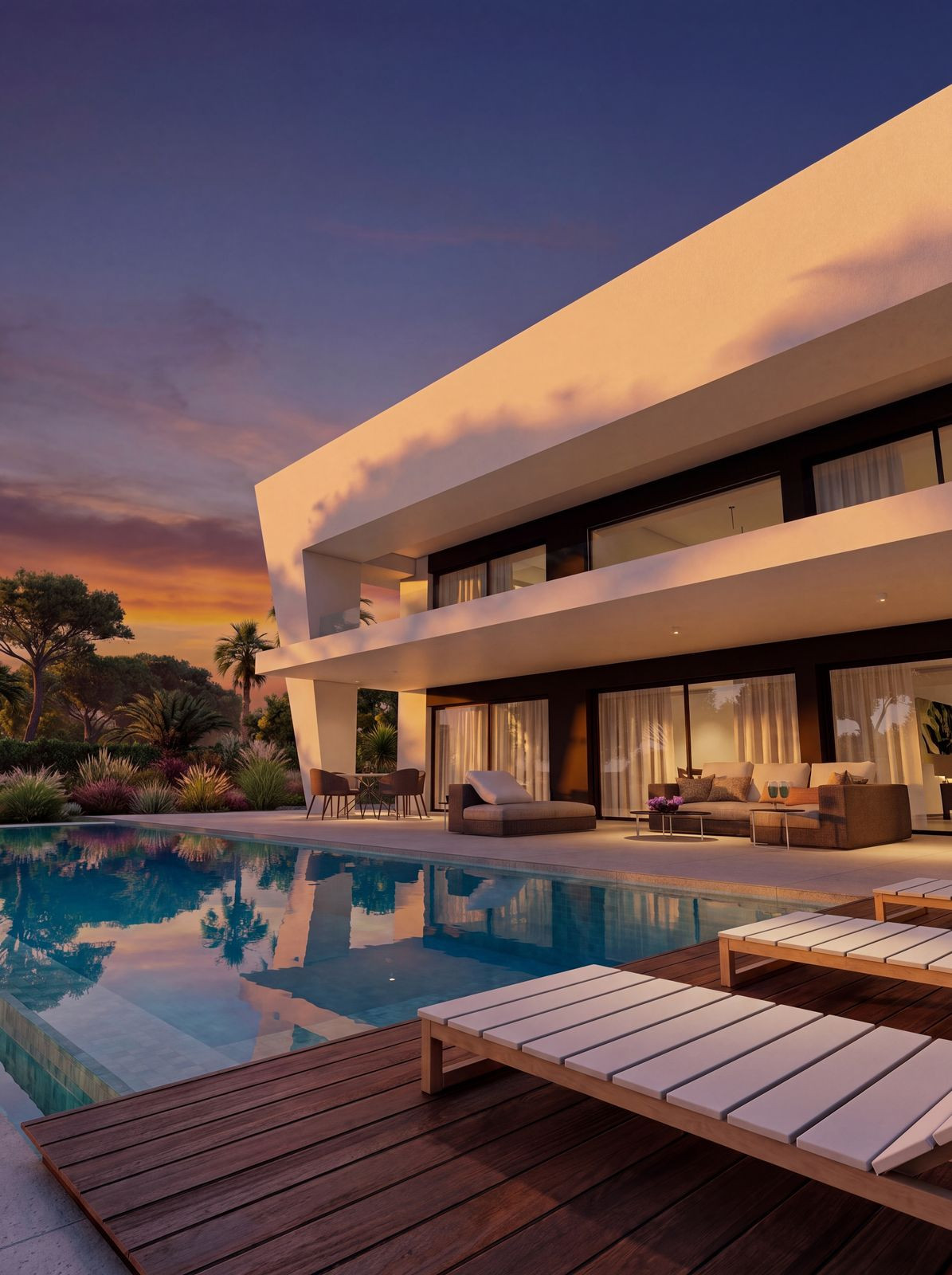 Kavel met architectonisch villa-project en zeezicht in Hacienda Las Chapas, Marbella in Hacienda Las Chapas - foto 6