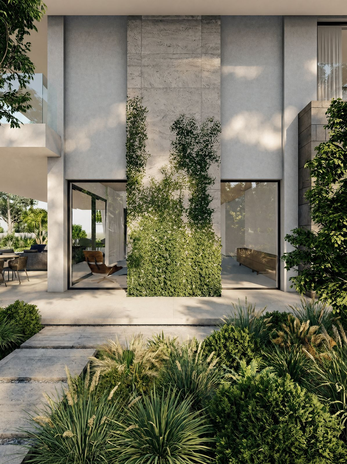 Kavel met architectonisch villa-project en zeezicht in Hacienda Las Chapas, Marbella in Hacienda Las Chapas - foto 7
