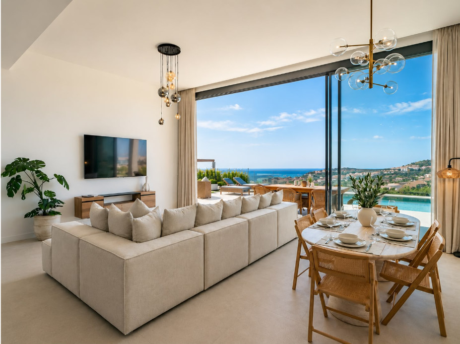 3-slaapkamer villa met panoramisch zeezicht in Benahavís in Benahavís - foto 3