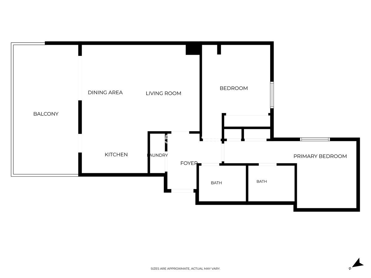 Penthouse met 2 slaapkamers in Málaga in Málaga - foto 2