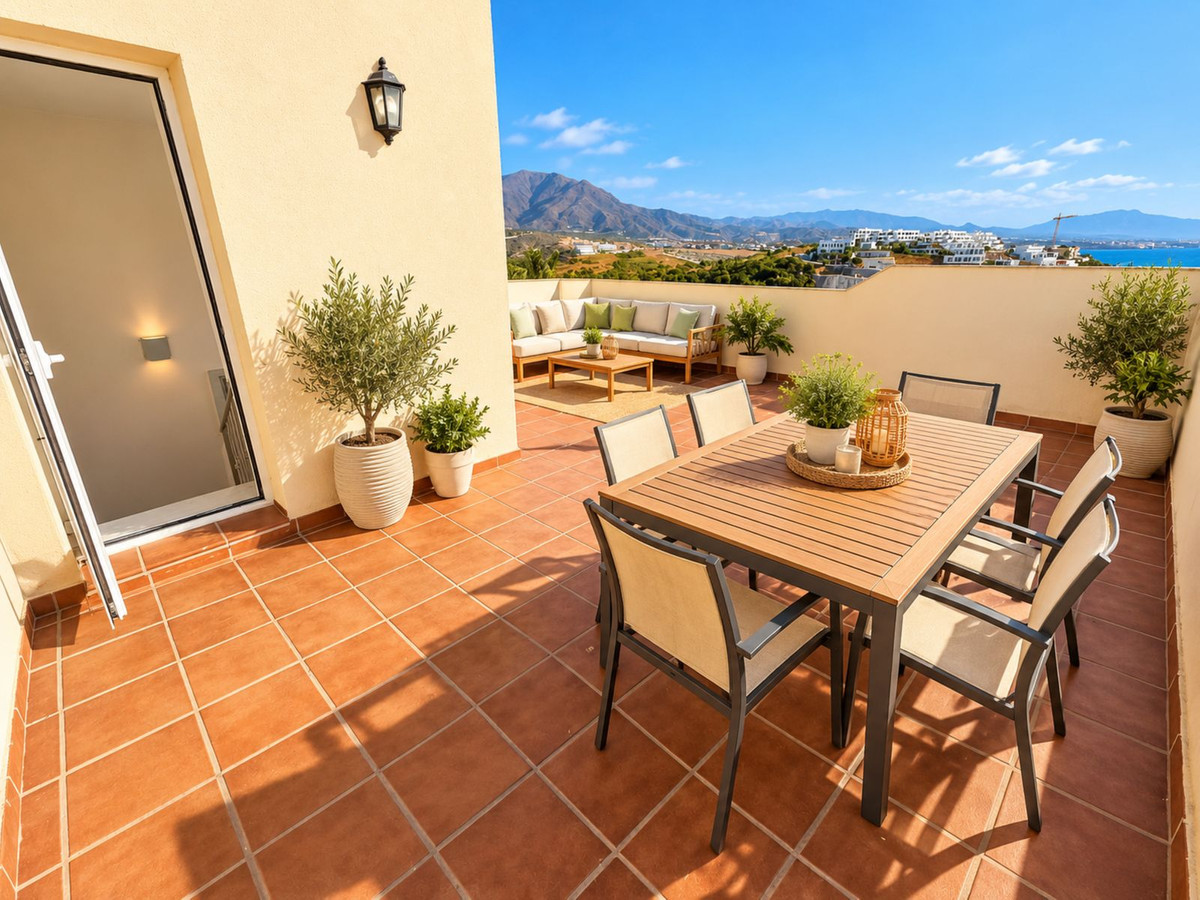 Ruime drie-slaapkamer penthouse met panoramische uitzichten – Estrella de Bahía in Casares Playa - foto 19