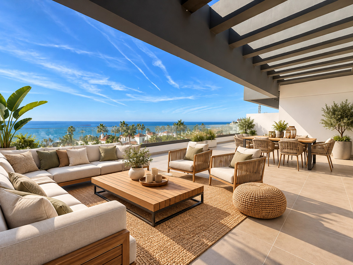 Gloednieuw penthouse met 3 slaapkamers in Mijas Costa in Mijas Costa - foto 7