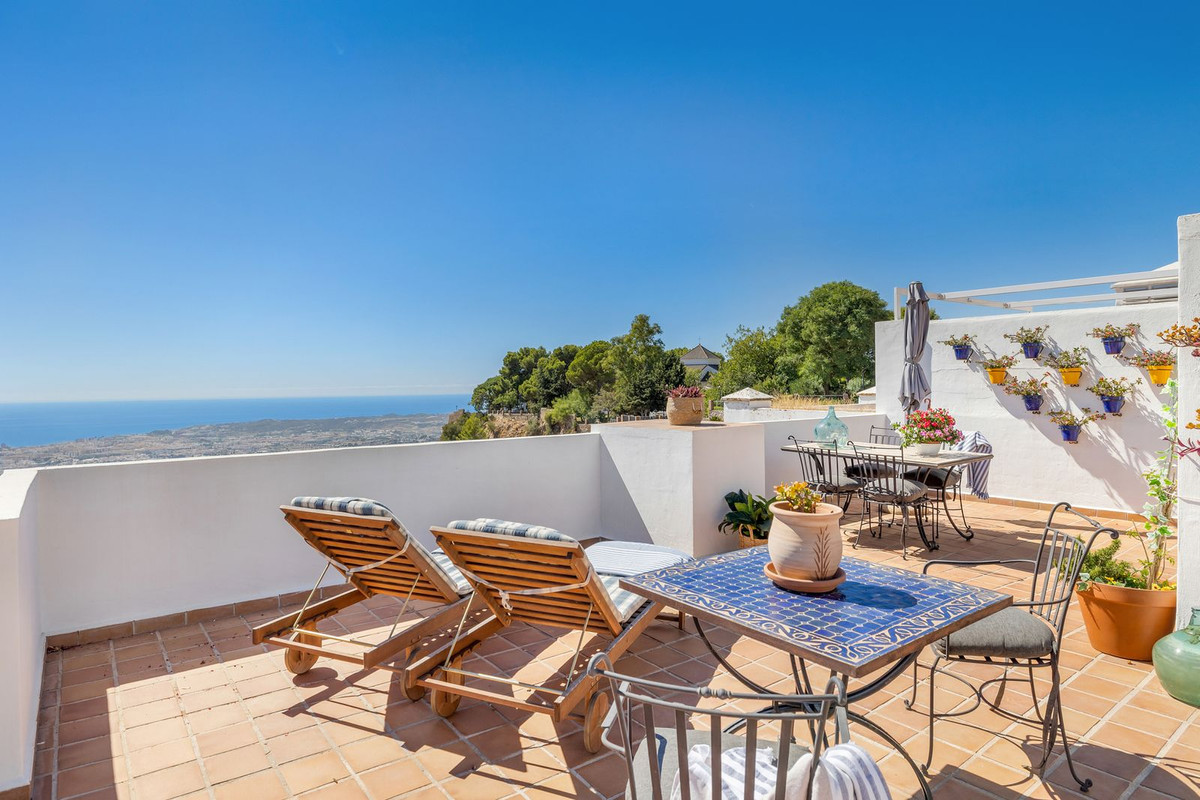 Uniek hoekpenthouse met panoramisch zee- en bergzicht in Mijas Pueblo in Mijas - foto 11