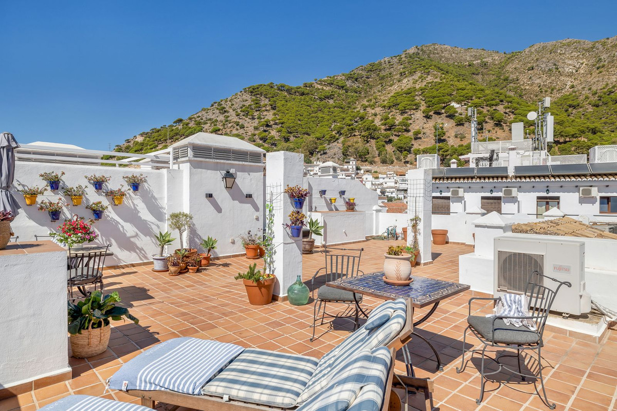 Uniek hoekpenthouse met panoramisch zee- en bergzicht in Mijas Pueblo in Mijas - foto 12