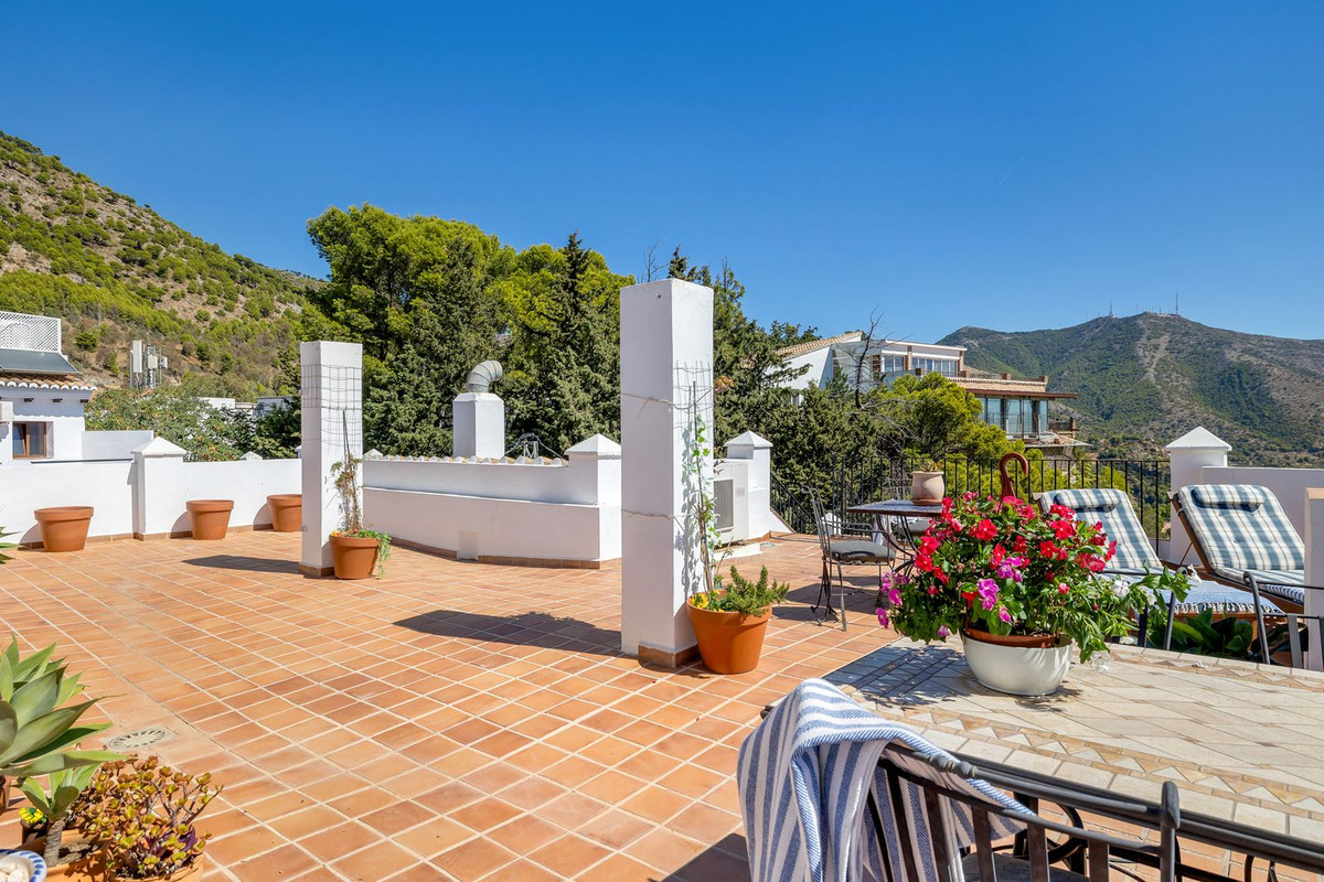 Uniek hoekpenthouse met panoramisch zee- en bergzicht in Mijas Pueblo in Mijas - foto 16