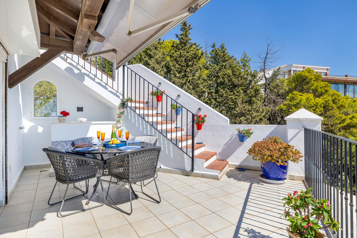 Uniek hoekpenthouse met panoramisch zee- en bergzicht in Mijas Pueblo in Mijas - foto 9