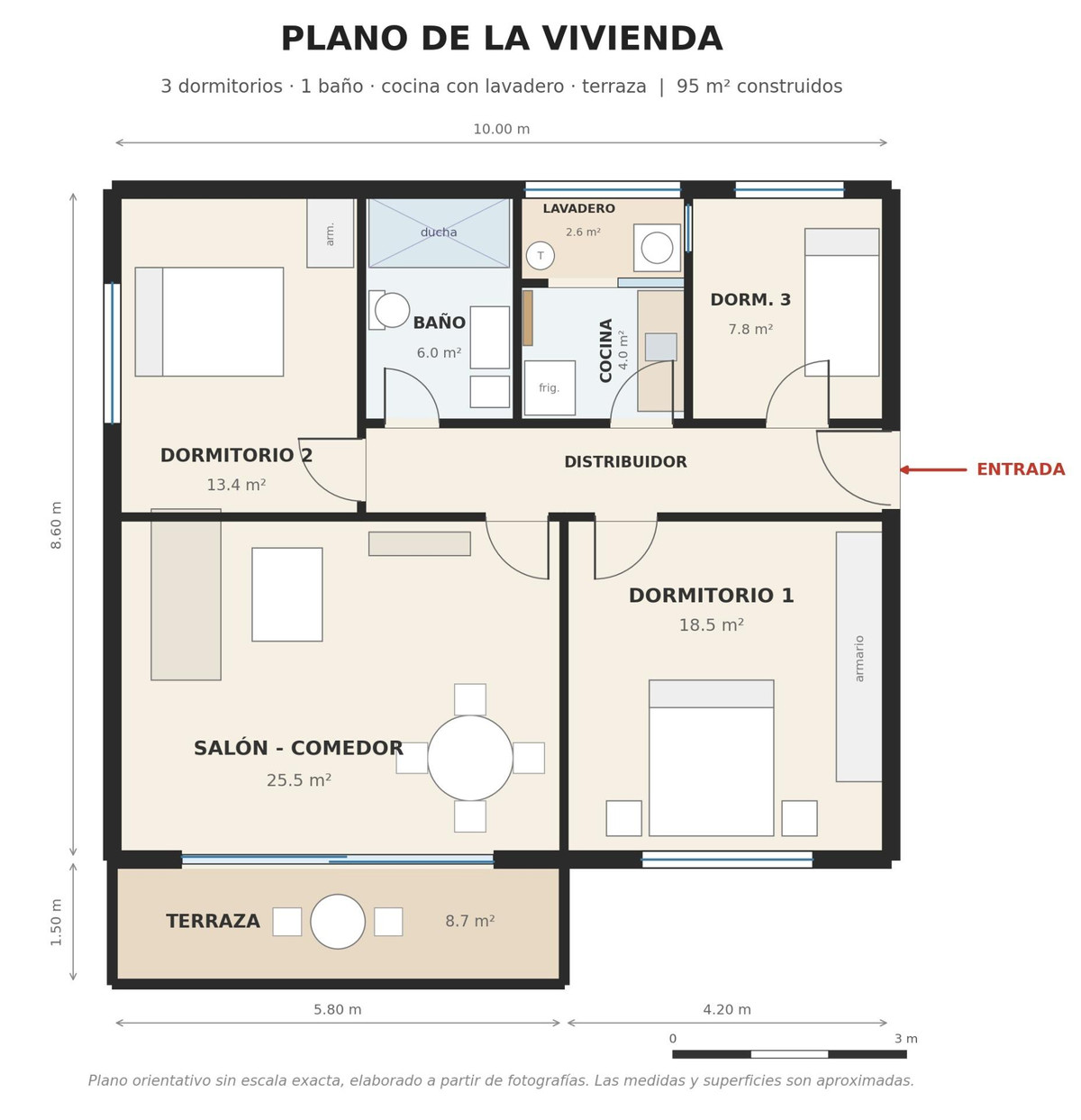 Drie-kamer appartement in Fuengirola centrum in Fuengirola - foto 18