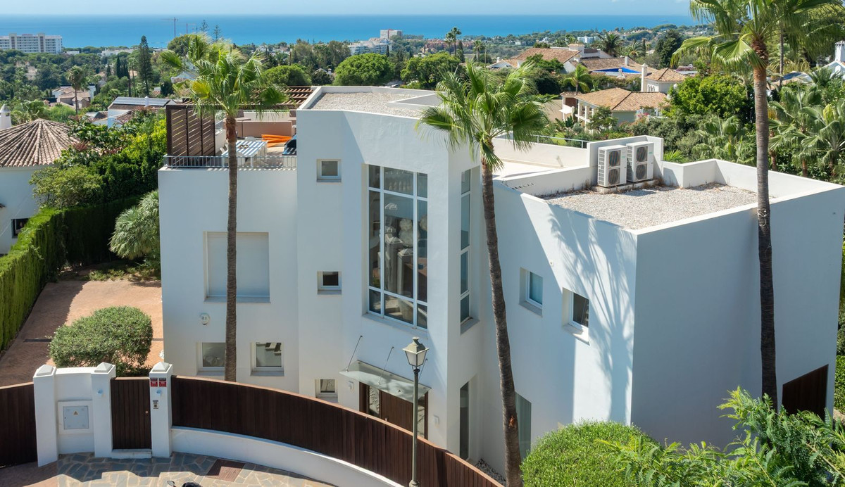 4-slaapkamer villa met panoramisch zeezicht in El Rosario, Marbella Oost in El Rosario - foto 7