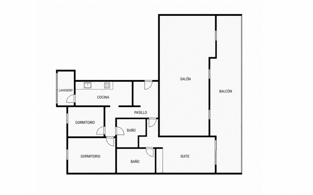 Drie-slaapkamerappartement in Estepona in Estepona - foto 19