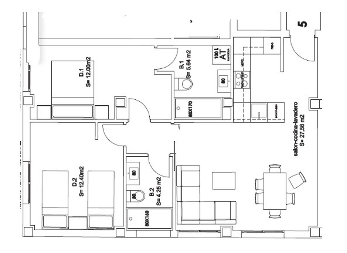 Nieuwbouwappartement met 2 slaapkamers in Málaga in Málaga - foto 2